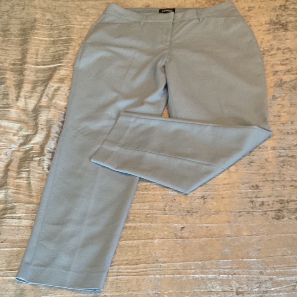 Express Powder Blue Ankle Pants